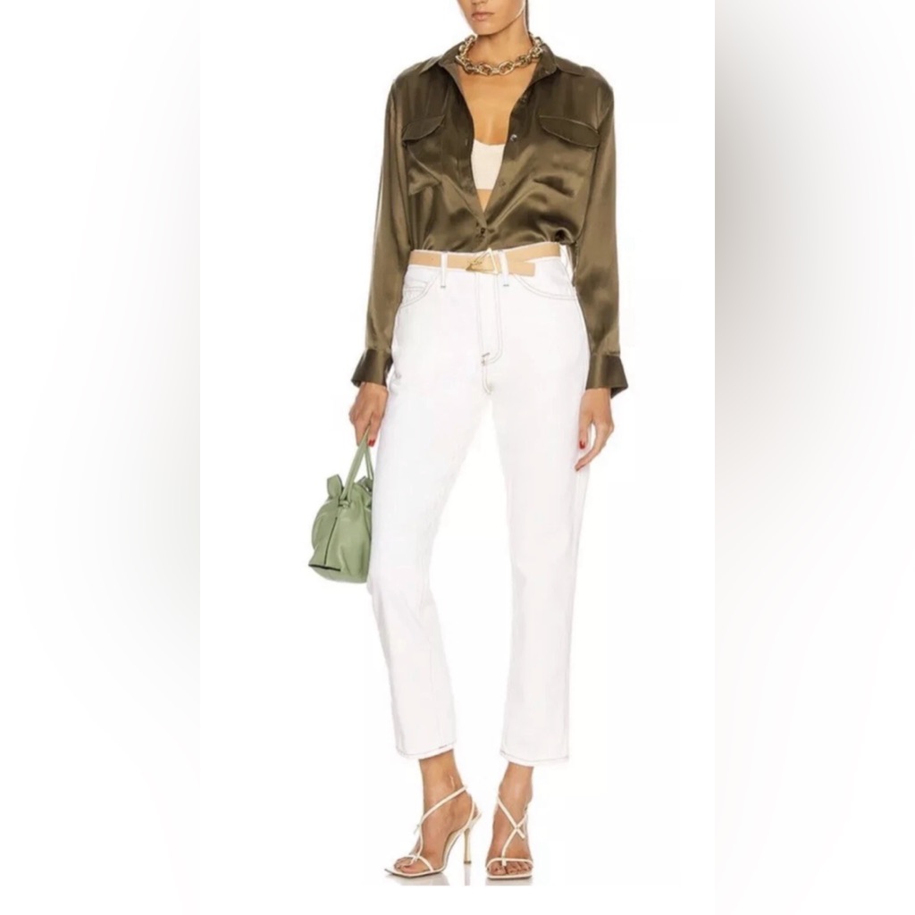 Nwt Frame Denim Women's White Jeans